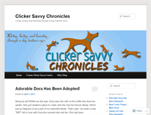 Tablet Screenshot of clickersavvychronicles.wordpress.com