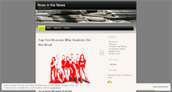 Desktop Screenshot of noseinthenews.wordpress.com