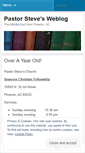 Mobile Screenshot of pastorsteveatpca.wordpress.com