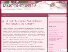 Tablet Screenshot of iamsydneywells.wordpress.com