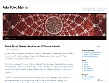 Tablet Screenshot of adatokomainan.wordpress.com