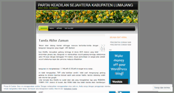 Desktop Screenshot of pkslumajang.wordpress.com
