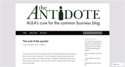 Desktop Screenshot of antiochantidote.wordpress.com