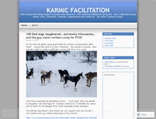 Tablet Screenshot of karmicnews.wordpress.com