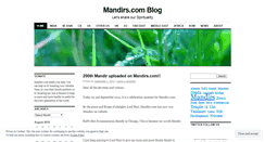 Desktop Screenshot of mandirs.wordpress.com