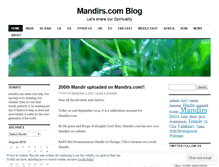 Tablet Screenshot of mandirs.wordpress.com