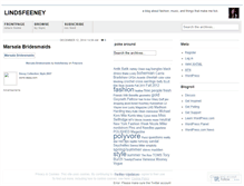Tablet Screenshot of lindsfeeney.wordpress.com