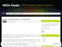 Tablet Screenshot of nasagames.wordpress.com