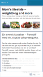 Mobile Screenshot of momsweightblog.wordpress.com