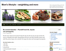 Tablet Screenshot of momsweightblog.wordpress.com