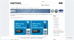 Desktop Screenshot of halalpacket.wordpress.com