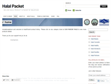 Tablet Screenshot of halalpacket.wordpress.com