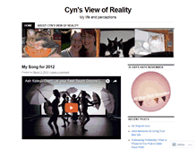 Tablet Screenshot of cynsreality.wordpress.com