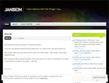 Tablet Screenshot of janbein.wordpress.com