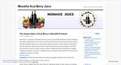 Desktop Screenshot of monaviejuice12.wordpress.com