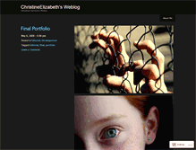 Tablet Screenshot of christineelizabeth.wordpress.com