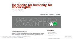 Desktop Screenshot of farmworkersfeedcommunities.wordpress.com