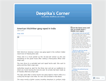 Tablet Screenshot of deepikascorner.wordpress.com