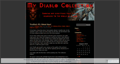 Desktop Screenshot of mydiablocollection.wordpress.com