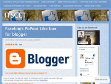 Tablet Screenshot of itscet.wordpress.com