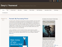 Tablet Screenshot of darylyearwood.wordpress.com