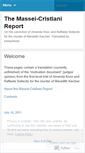 Mobile Screenshot of masseireport.wordpress.com
