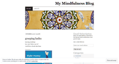 Desktop Screenshot of mymindfulnessblog.wordpress.com