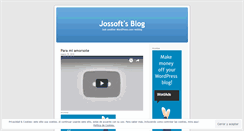 Desktop Screenshot of jossoft.wordpress.com