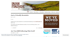 Desktop Screenshot of irishfireside.wordpress.com