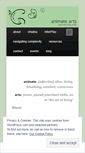 Mobile Screenshot of animatearts.wordpress.com