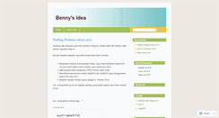 Desktop Screenshot of benichi.wordpress.com