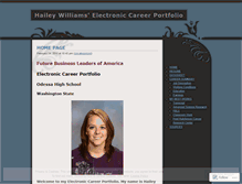 Tablet Screenshot of haileyecp.wordpress.com