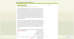 Desktop Screenshot of emmajayne1987.wordpress.com