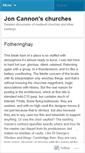 Mobile Screenshot of joncannonschurches.wordpress.com