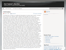 Tablet Screenshot of joncannonschurches.wordpress.com
