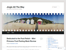 Tablet Screenshot of jinglebeow.wordpress.com