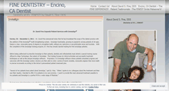 Desktop Screenshot of finedentistry.wordpress.com