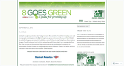 Desktop Screenshot of 8goesgreen.wordpress.com