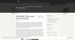 Desktop Screenshot of newtoto.wordpress.com