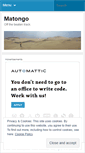 Mobile Screenshot of matongo.wordpress.com