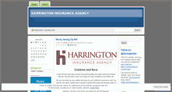 Desktop Screenshot of harringtoninsurance.wordpress.com