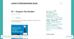 Desktop Screenshot of jasonalls.wordpress.com