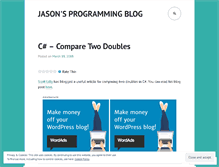 Tablet Screenshot of jasonalls.wordpress.com