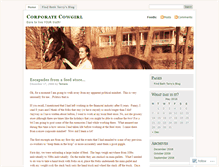 Tablet Screenshot of corporatecowgirl.wordpress.com