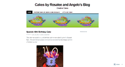 Desktop Screenshot of cakesbyrosaleeandangelo.wordpress.com