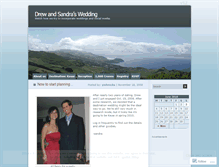 Tablet Screenshot of drewandsandra.wordpress.com