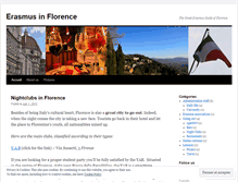 Tablet Screenshot of erasmusflorence.wordpress.com