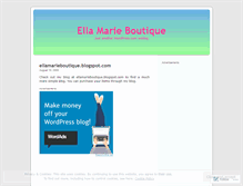 Tablet Screenshot of ellamarieboutique.wordpress.com