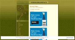 Desktop Screenshot of nerdgirlsspace.wordpress.com