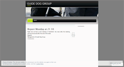 Desktop Screenshot of guidedoggroup.wordpress.com